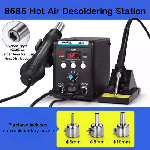 Digital Display Soldering Station Heat Gun Kit