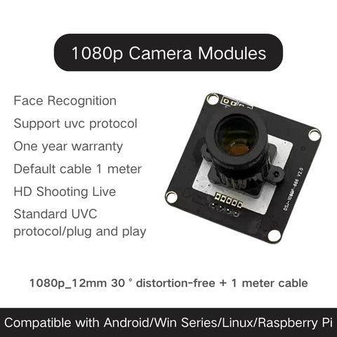 Module de caméra grand angle USB 1080P 1080P OV2710