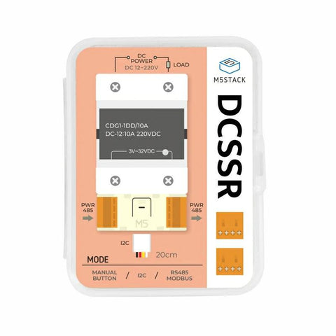 M5Stack Single-phase DC SSR Unit (CDG1. 1DD-10A) - OpenELAB