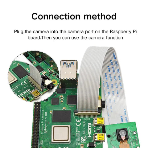 Raspberry Pi 5B/4B/3B+/Zero 5MP RPI-camera