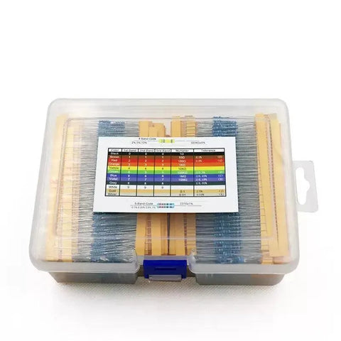 130 Types, 2600 1/4W Metal Film Resistor Package