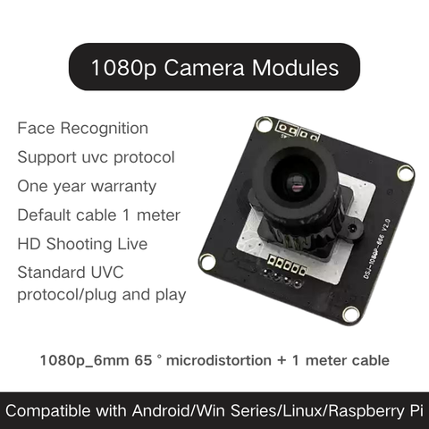 Módulo de cámara gran angular USB 1080P 1080P OV2710