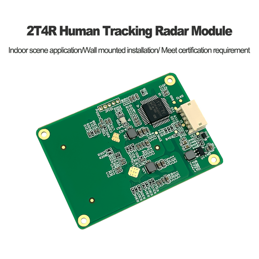 HLK-LD2461 2T4R 24G Módulo de sensor de radar de seguimiento de trayectoria de percepción humana de alta precisión de onda milimétrica múltiples objetivos