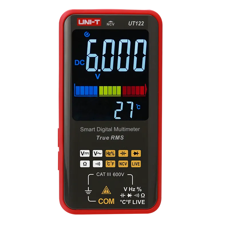 Uni-trend stort digitalt multimeter med høj præcision og intelligens UT122B