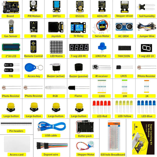 Keyestudio Super Starter kit/Learning Kit for Arduino Education W - OpenELAB