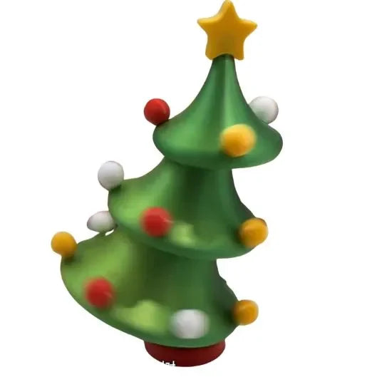 3D Printed Rotating Christmas Tree Decompression Toy