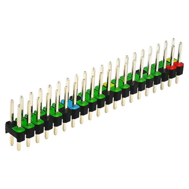 2x20 Pin GPIO Colorful Header for Raspberry Pi Zero 2W - OpenELAB