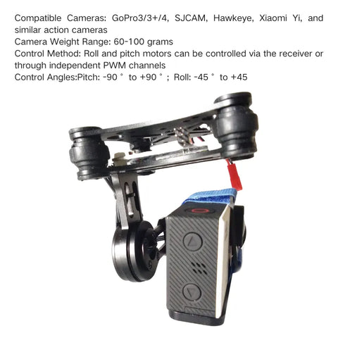 2-Axis Brushless Gimbal Frame With Motors & Storm32 Controller