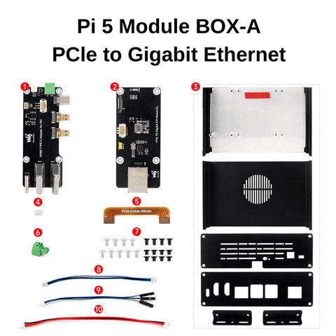 Raspberry Pi 5 multi-interface expansion board supports dual 4K HD output - OpenELAB