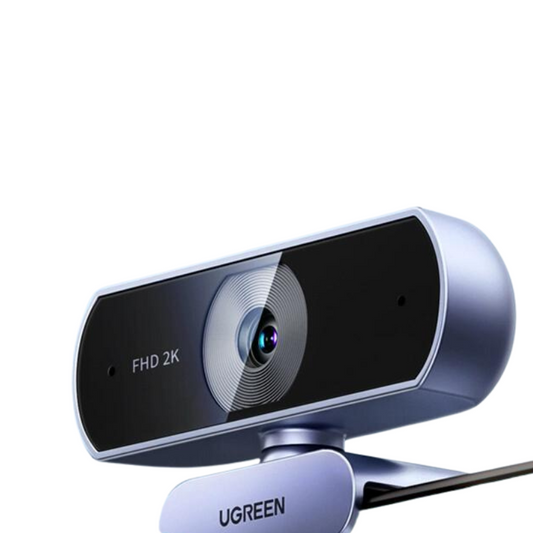 Webcam UGREEN 2K pour PC, webcam Full HD 1080p/60fps, mise au point automatique et correction de la lumière