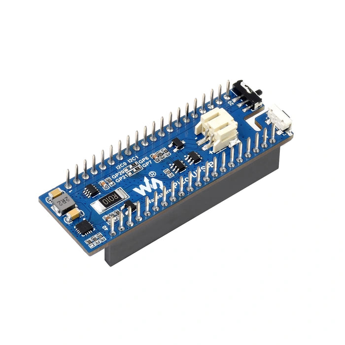 Waveshare UPS Module for Raspberry Pi Pico with Battery white background product image