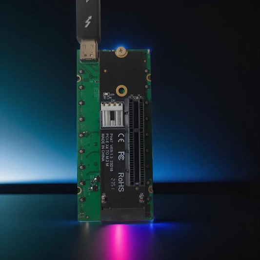 WisdPi ASM2464 USB4 M.2 NVMe SSD PCIe-Erweiterungskarte