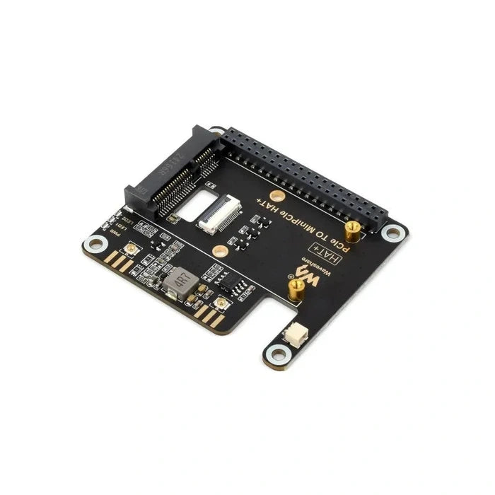 Waveshare PCIe TO MiniPCIe Adapter For Raspberry Pi 5 white background product image
