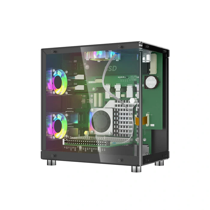 Elecrow Pitower Gen 1 mini PC case white background product image