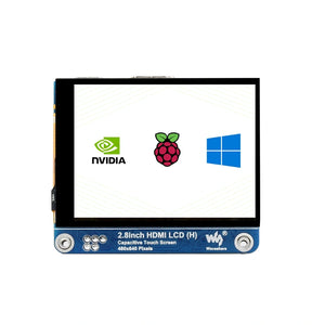 Waveshare 2.8inch HDMI IPS LCD Touch Display (H) 480×640 white background product image