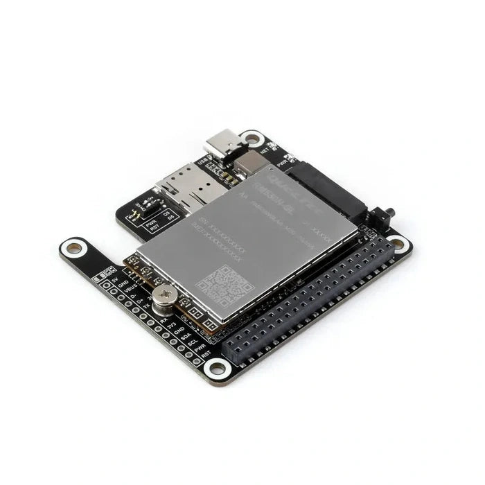 Waveshare PCIe to SIMCom/Quectel 5G/4G/3G HAT for Raspberry Pi 5 RM530N-GL white background product image