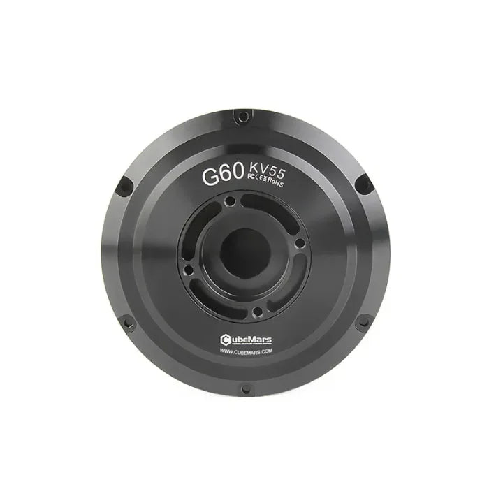 Motor de cardán BLDC CubeMars G60 (KV25/KV55) con codificador