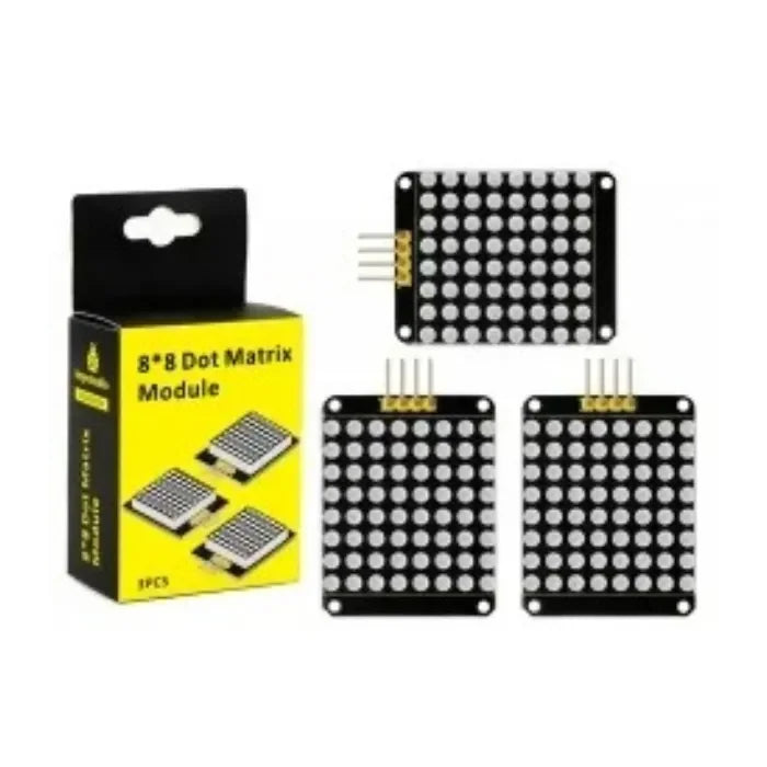KeyeStudio červený společný katodový I2C 8*8 LED bodový maticový modul