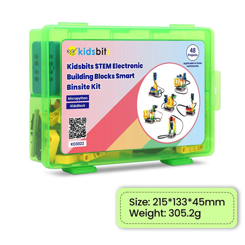 Kidsbits STEM Electronic Building Blocks SmartBinsite Kit With PICO Board