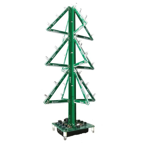 EQKIT Light and Music Christmas Tree DIY Kit