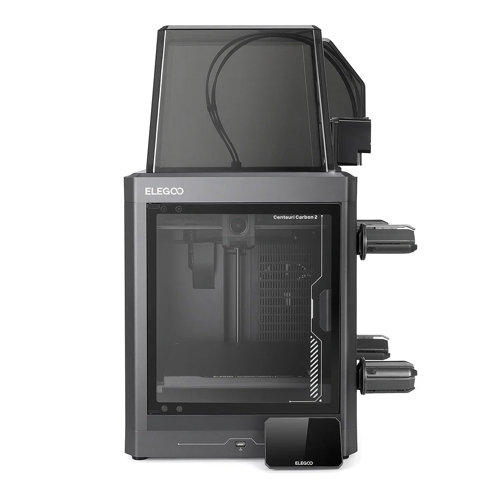 ELEGOO Centauri Carbon 2 Combo front view with enclosed chamber