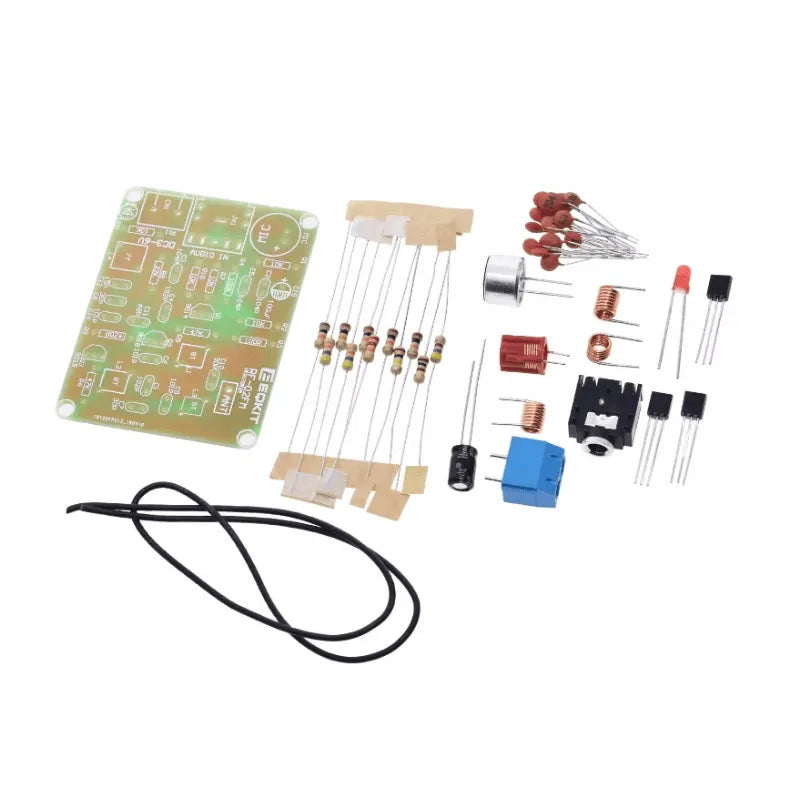 Kit micro émetteur FM sans fil avec microphone et antenne