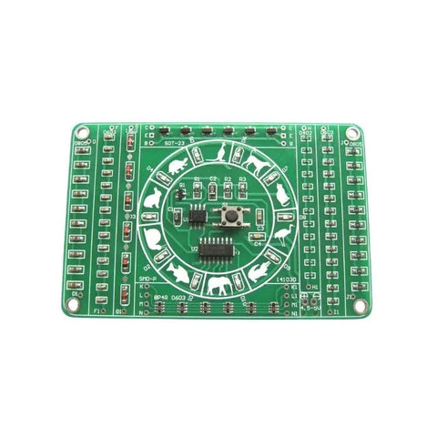 SMD Components Soldering Practice Board DIY Kit with battery pack