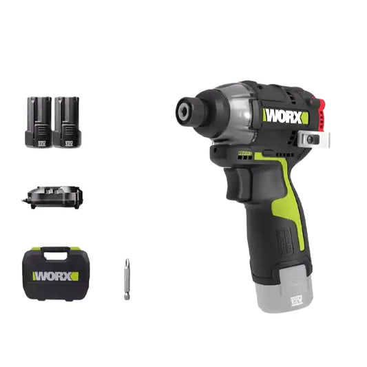 Atornillador de impacto inalámbrico Worx WU132X con batería de litio