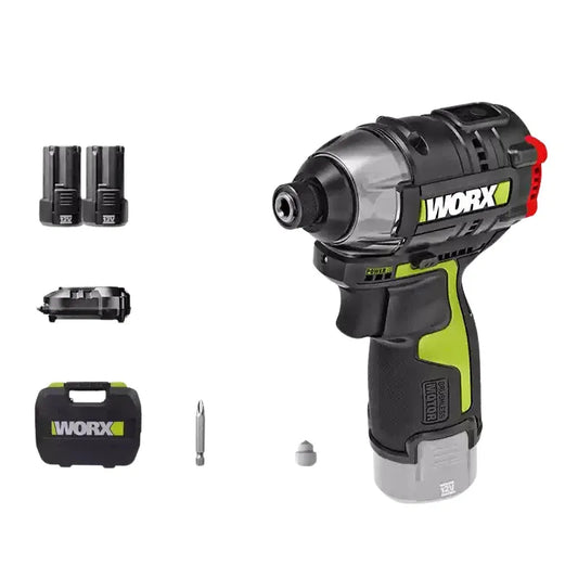 Atornillador de impacto inalámbrico Worx WU132 con batería de litio