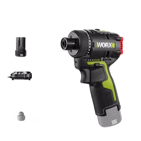 Atornillador de impacto inalámbrico Worx WU129 con batería de litio