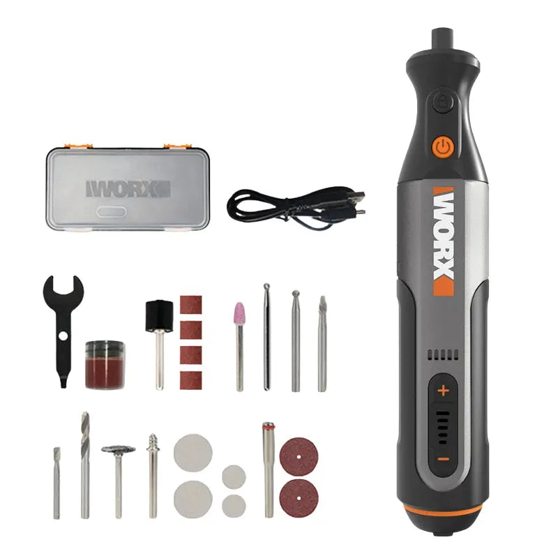 Worx 8V Rotary Tool WX106 Cordless Mini Drill Engraving Grinding Polishing Machine