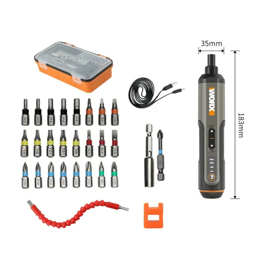 Worx WX240 Mini Electrical Screwdriver Set With Magnetiser