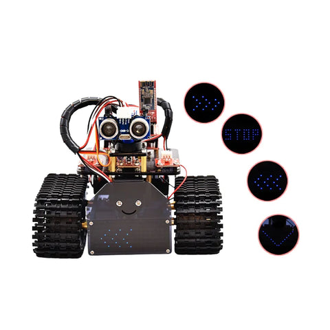 Kit de voiture robot intelligent OpenELAB DIY Mini Tank V2.0