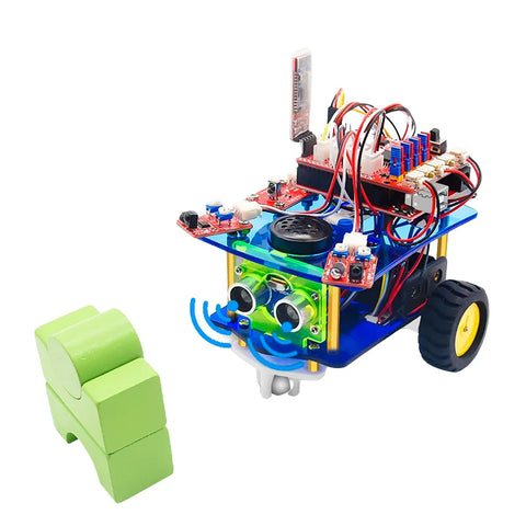 OpenELAB Desktop Mini Bluetooth Smart Robot Car Kit V3.0