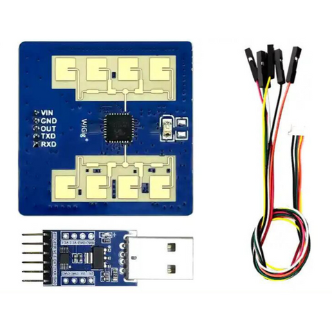 Module de capteur radar de toilette intelligent HLK-LD2411 24Ghz, reconnaissance des gestes, induction, retournement et chasse d'eau automatiques