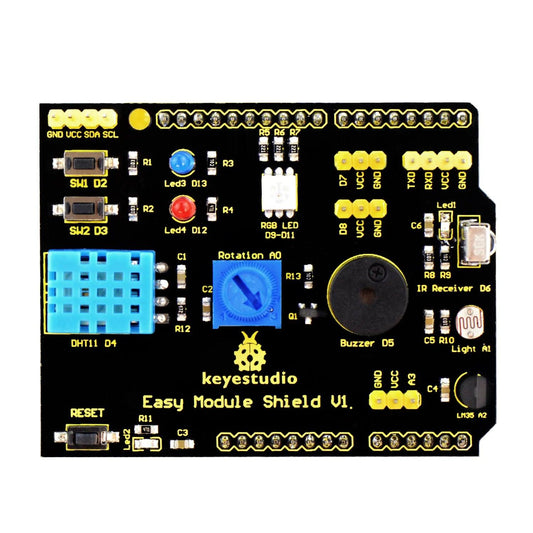 Keyestudio Multi-purpose Shield V1 for Arduino Starter - OpenELAB