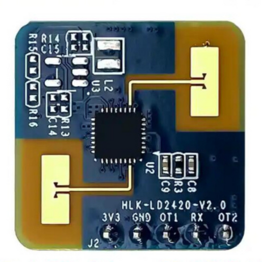 HLK-LD2420 Módulo de sensor de radar de detección de micromovimiento del cuerpo humano de 24Ghz HLK-LD2410 solución de bajo costo