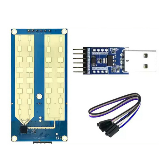 Hi-Link 24G Fahrzeug-Motorrad-Bitrycle-Entfernungs- und Geschwindigkeitsmessung Millimeterwellenradar LD2451 Sensormodul zur Fahrzeugstatusüberwachung