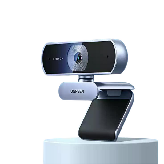 Webcam UGREEN 2K per PC, webcam Full HD 1080p/60fps, messa a fuoco automatica e correzione della luce