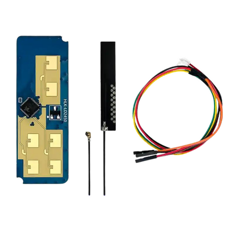 24 Ghz één-zender-twee-ontvanger menselijke beweging volgen trajectradarmodule Wandmontage HLK-LD2450