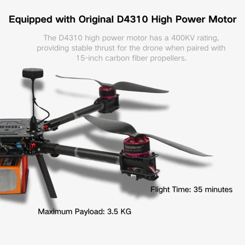 ZD550 550mm 4-axis Drone with 2kg Payload - OpenELAB