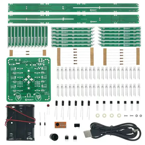 EQKIT Light and Music Christmas Tree DIY Kit