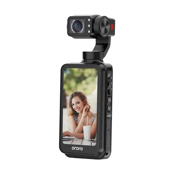 Ordro M5 5K Vlog Camera with Gimbal & 3.5" Screen