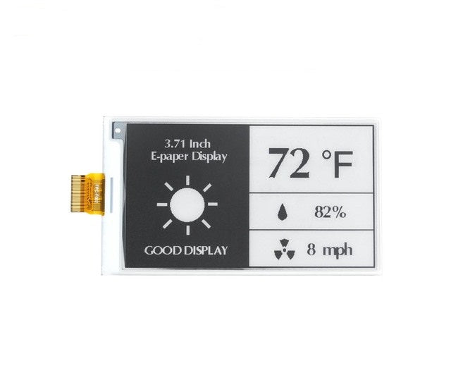 3.7-inch E-Paper Display Black White Yellow Red E-Ink Screen-01