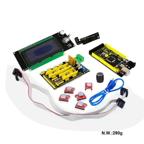 Kit de impresora 3D OpenELAB RAMPS1.4 + Mega2560 + 5x A4988 + LCD 2004