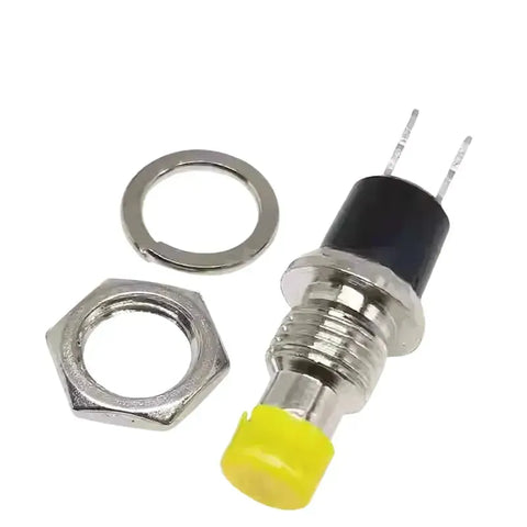 PBS-110/PB05A Non-locking Pushbutton Switch with 6/7MM Hole Self-Resetting 2-pins