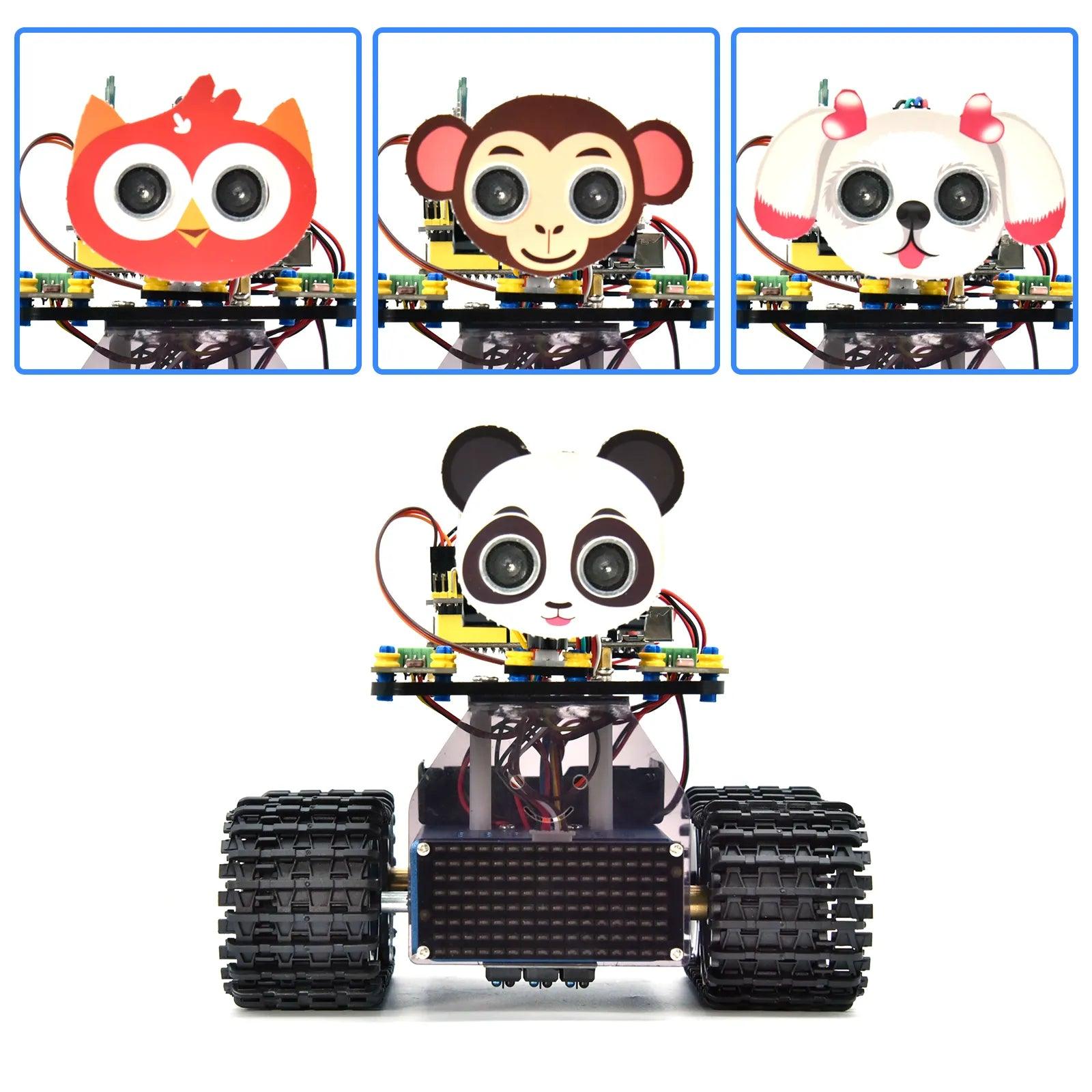 Keyestudio Mini Caterpillar Tank Robot V3.0 for Arduino - OpenELAB