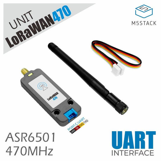 UNITÀ LoRaWAN 470MHz (ASR6501) con antenna