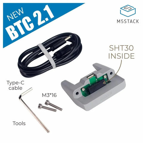 BTC Standing Base for M5 Core with SHT30