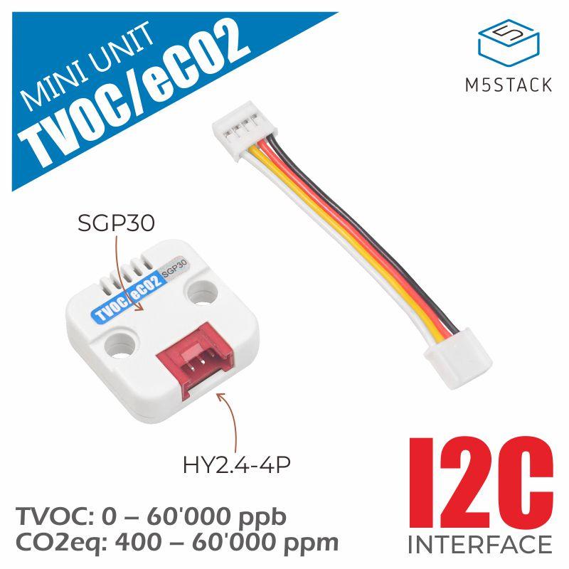 Unidad de Sensor de Gas TVOC/eCO2 (SGP30)